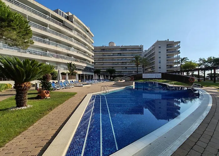 Seafront S'abanell Park With Pool Apartment