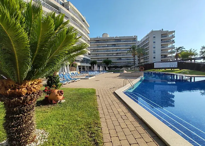 Seafront S'abanell Park With Pool Apartment *